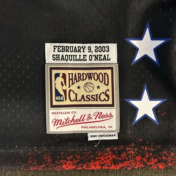 $150 Mitchell & Ness Shaquille O'Neal All Star 2003 Swingman Jersey Men’s Sz: S - Picture 3 of 5